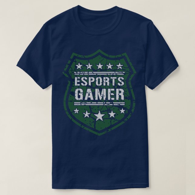 Esport Gamer T Shirt (Design framsida)