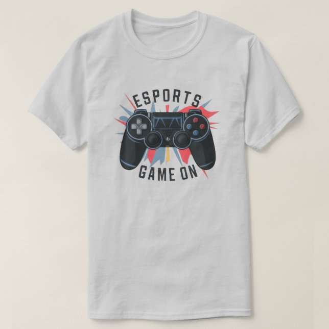 Esport Gamer T Shirt (Design framsida)