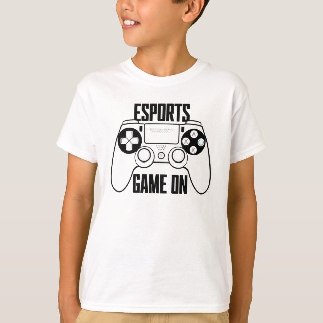 Esport Gaming Kids T Shirt (Framsida)