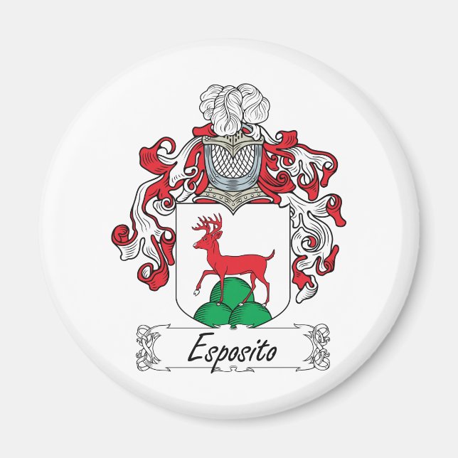 Esposito Family Crest Magnet (Framsidan)