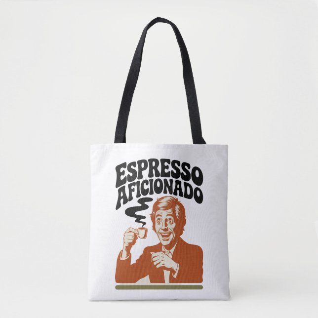 Espresso Aficionado - Java Lover Tygkasse (Framsida)