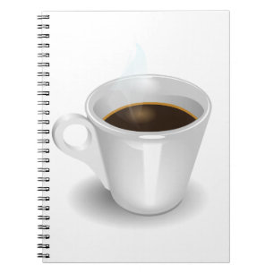 Espresso Anteckningsbok Med Spiral