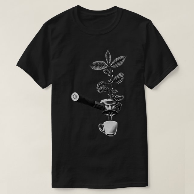 Espresso Barista Coffee T Shirt (Design framsida)