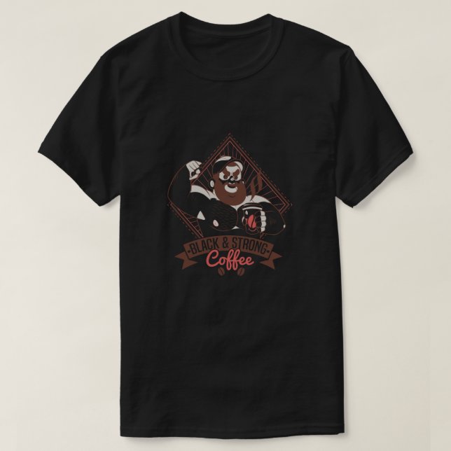 Espresso Bear Classic T Shirt (Design framsida)