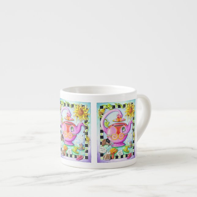 ESPRESSO & CHINA KOPP - GJORT OM TEA PARTY ESPRESSOMUGG (Framsida höger)