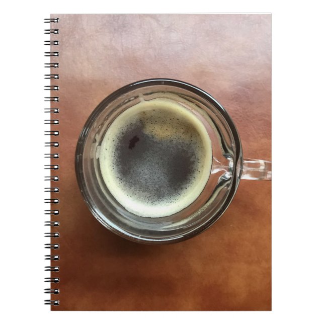 Espresso Coffee Notebook Anteckningsbok (Framsidan)
