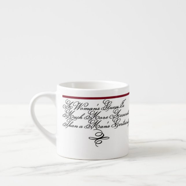 Espresso Cup - Ett Kipling-citat Espressomugg (Vänster)