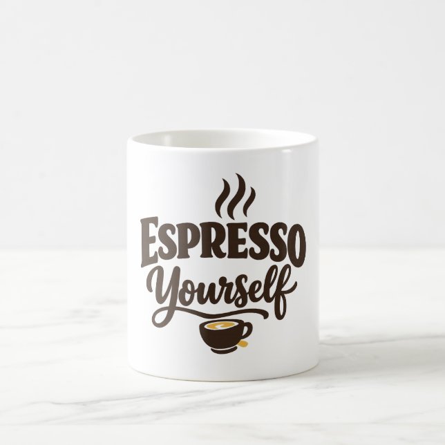 Espresso dig själv kaffe kaffemugg (Center)