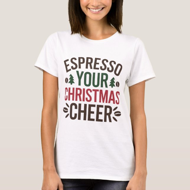 Espresso, din jultjusare t shirt (Framsida)