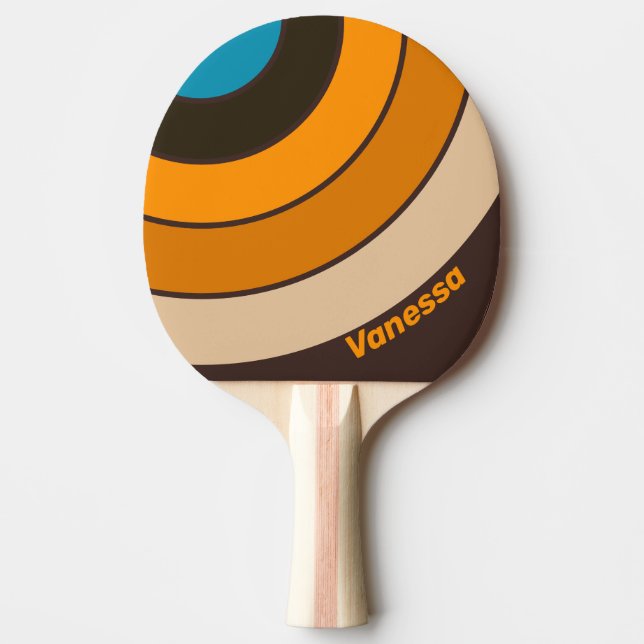 Espresso Drift Circle Stripe med namn Pingisracket (Framsidan)