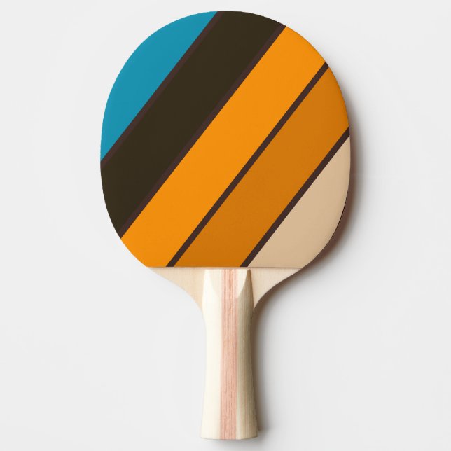 Espresso Drift Kraftiga Ränder Pingisracket (Framsidan)