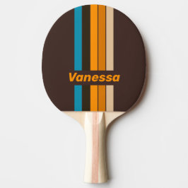 Espresso Drift Pin Randig med namn Pingisracket