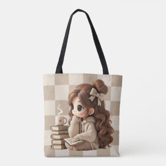 Espresso Girl Tote Tygkasse