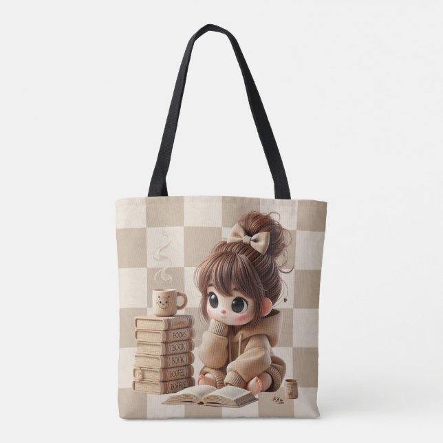 Espresso Girl Tygkasse (Baksida)