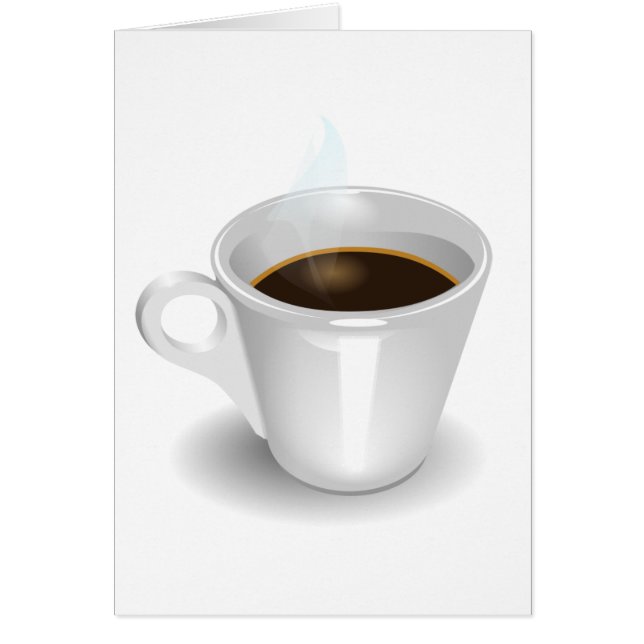 Espresso Hälsningskort (Framsidan)