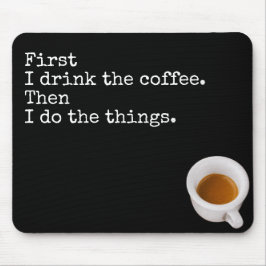 espresso i en kopp - mousepad musmatta