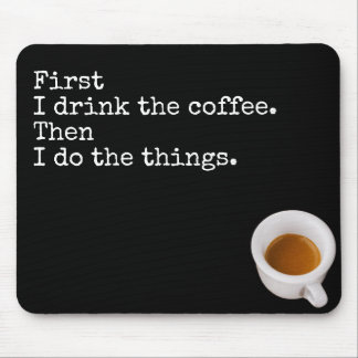 espresso i en kopp - mousepad musmatta