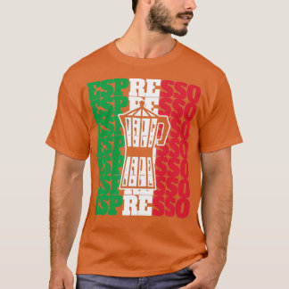 Espresso-Italiens designpresent T Shirt