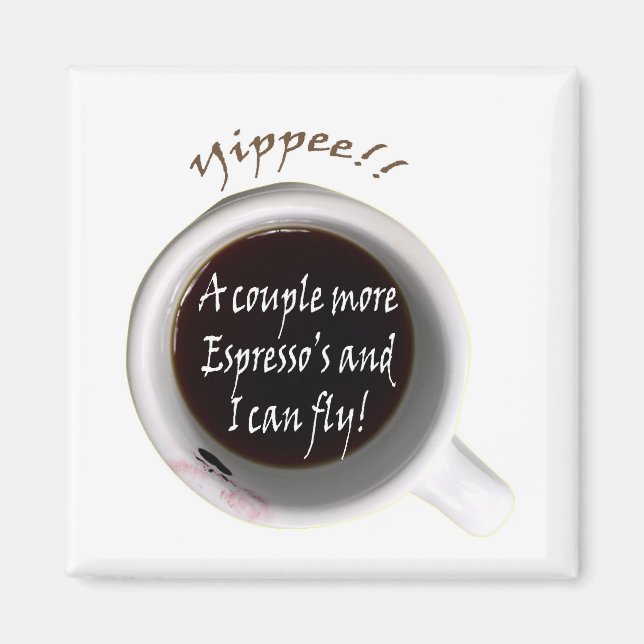 Espresso Jitters Magnet (Framsidan)