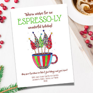 Espresso Julgranar Julkort