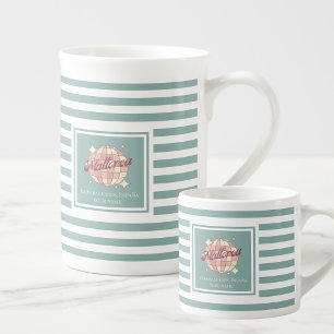 Espresso-kaffe mugg med rand espressomugg