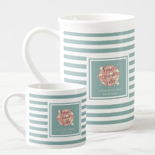 Espresso kaffe, mugg, namn, souvenir espressomugg