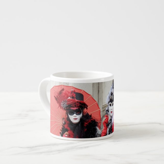 Espresso kopje Carnival in Venice Espressomugg (Framsida vänster)