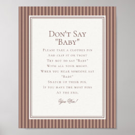 Espresso Martini Baby Brewing Baby Shower Lek Poster