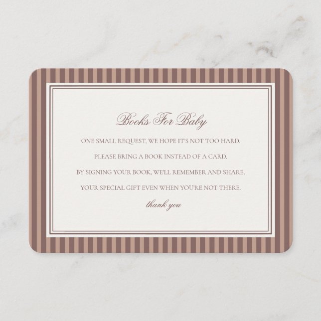 Espresso Martini Baby Brewing Books For Baby Showe Tilläggskort (Framsida)