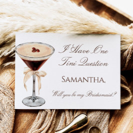 Espresso Martini Brudtärna Förslags Kort