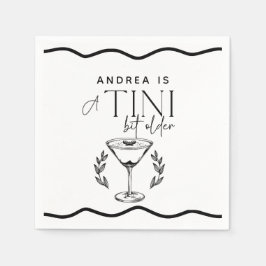 Espresso | Martini | Cocktail Födelsedag Pappersservett
