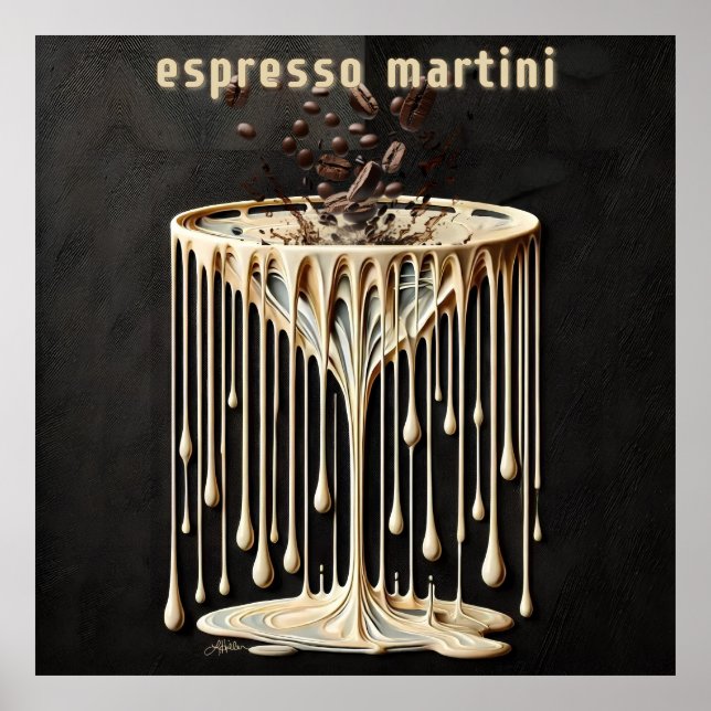 Espresso Martini Cocktail Hour Poster (Framsidan)