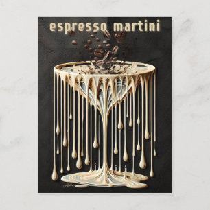 Espresso Martini Cocktail Hour Vykort