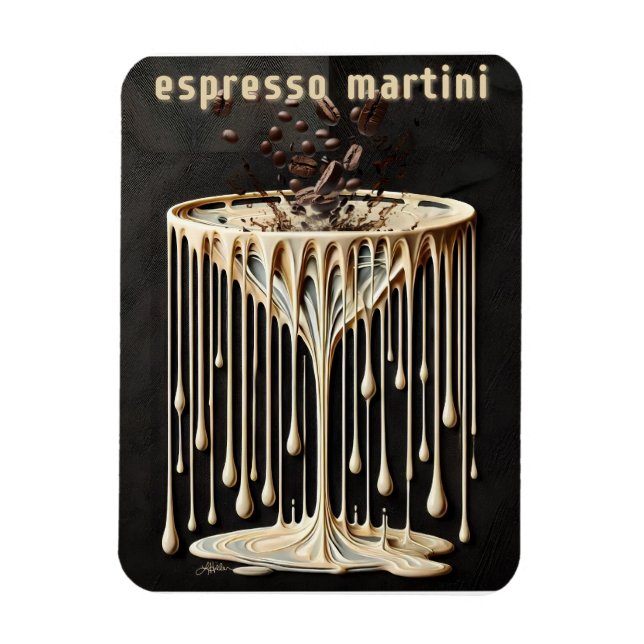 Espresso Martini Cocktailtimme Magnet (Vertikal)