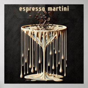 Espresso Martini Cocktailtimme Poster