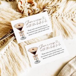 Espresso Martini Kärlek håller på att bryta mottag Tilläggskort