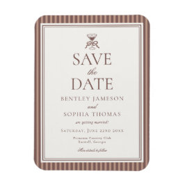 Espresso Martini Love Brewing Coffee Save the Date Magnet