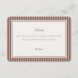 Espresso Martini Love Brewing Details Card Insert Tilläggskort