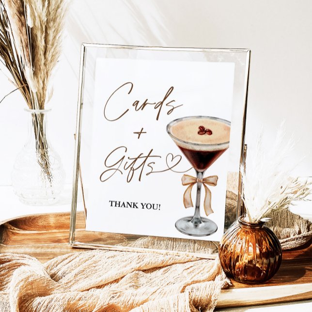 Espresso Martini Möhippa Cards & Gifts Sign Poster (Skapare uppladdad)