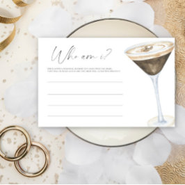 Espresso Martini Möhippa Vem är jag? Brevpapper