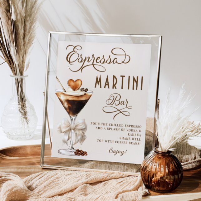 Espresso Martini Pub Poster (Skapare uppladdad)