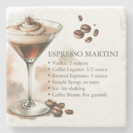 Espresso Martini-recept Stenunderlägg