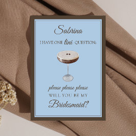 Espresso Martini Snälla, Frieri Bridesmaid Kort