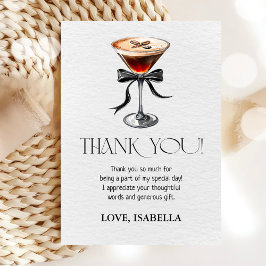 Espresso Martini Tini Bit Older Birthday Party Tack Kort
