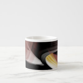 Espresso Mugg Abstrakt Art Black White Powdery Espressomugg