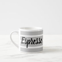 Espresso Mugg - Grått Ringar