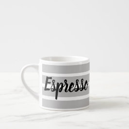 Espresso Mugg - Grått Ringar Espressomugg
