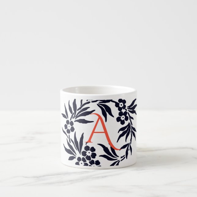 ESPRESSO Mugg MED ANPASSNINGSBAR MONOGRAM Espressomugg (Framsidan)