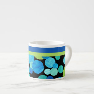Espresso Mugg med Blue Måne Mönster Espressomugg