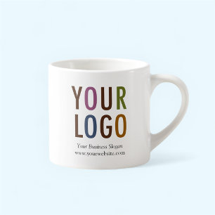 Espresso Mugg med Company Logotyp 6 oz No Minimum Espressomugg